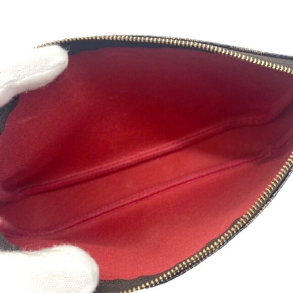 LOUIS VUITTON Brown Damier Pochette Bag - Picture 10 of 13